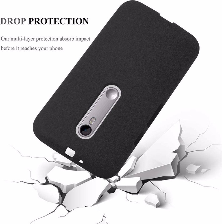 Actual product image Cadorabo TPU Frosted Cover (Motorola Moto G3)