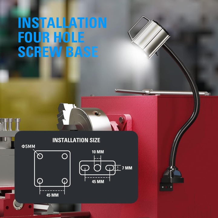 Produktbild Xinyiqi ‎50F LED-Arbeitsleuchte mit Schwanenhals (700 lm)