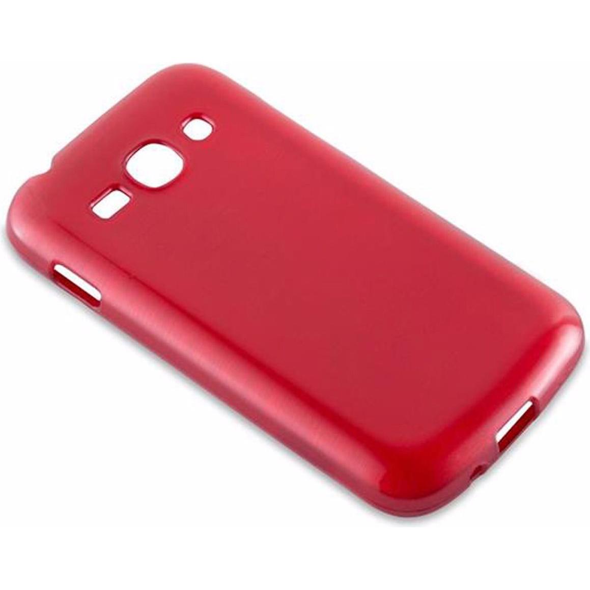 Thumbnail - Cadorabo TPU Brushed Cover (Samsung Galaxy Ace 3), Smartphone Hülle, Rot