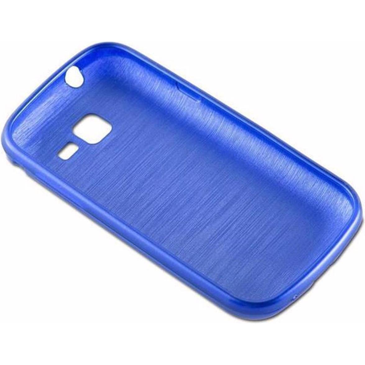 Thumbnail - Cadorabo TPU Brushed Cover (Samsung Galaxy Trend), Smartphone Hülle, Blau