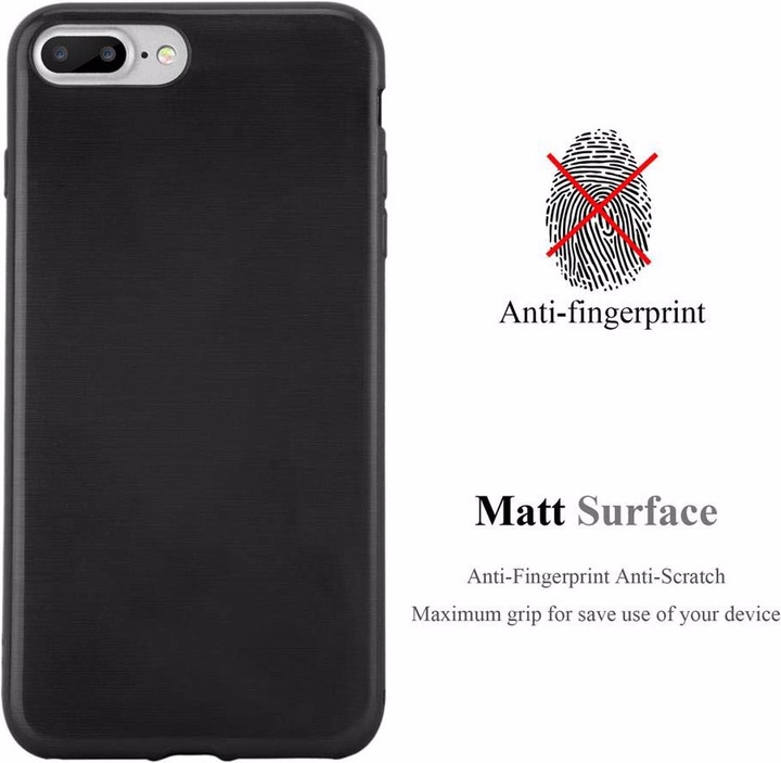 Image du produit Cadorabo Couverture TPU brossé (Apple iPhone 8 Plus, Apple iPhone 7 Plus, Apple iPhone 7s Plus)