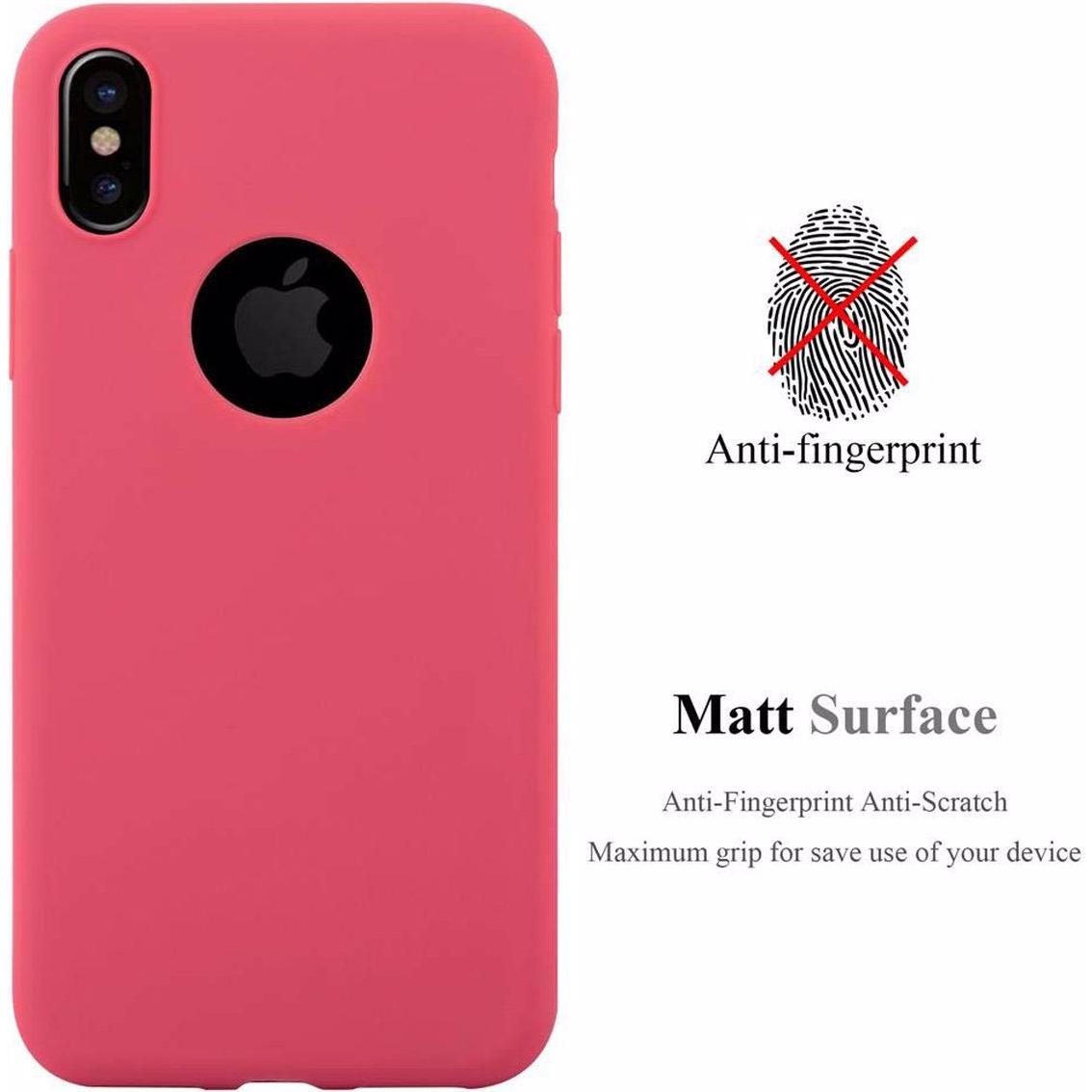 Thumbnail - Cadorabo TPU Candy Cover (Apple iPhone XS Max), Smartphone Hülle, Rot
