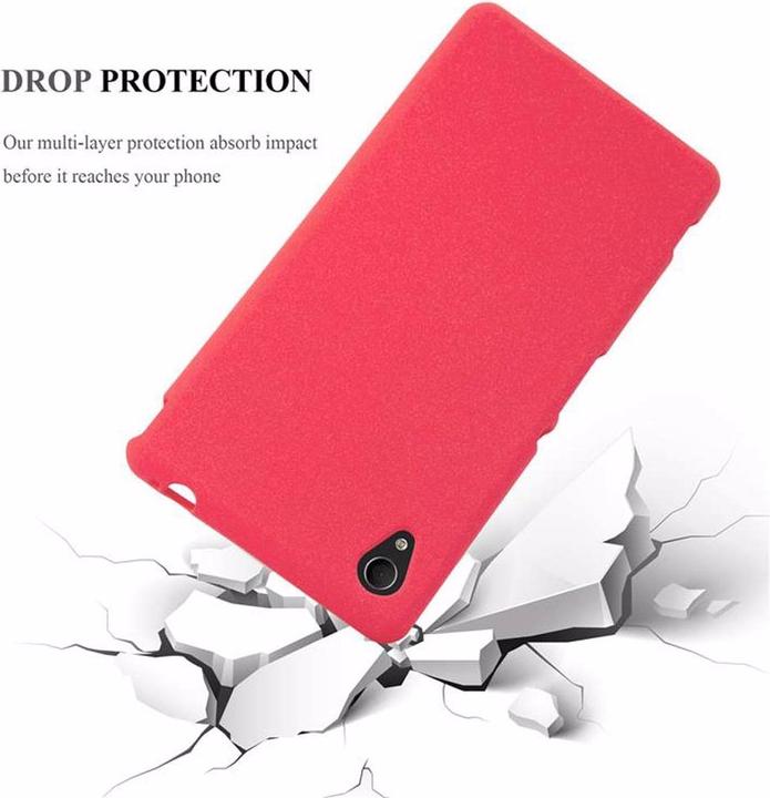 Actual product image Cadorabo TPU Frosted Cover (Sony Xperia M4 Aqua)