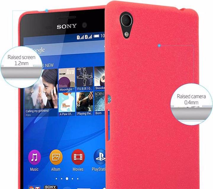 Actual product image Cadorabo TPU Frosted Cover (Sony Xperia M4 Aqua)