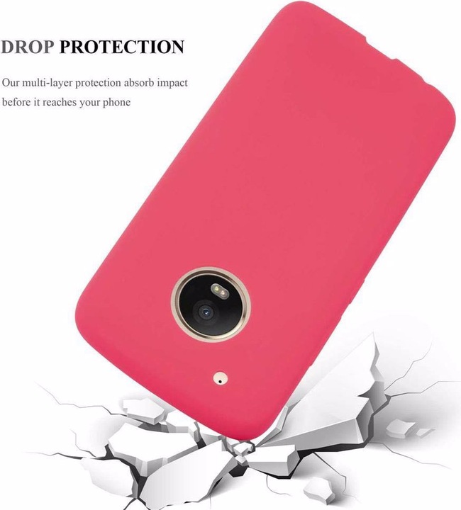 Image du produit Cadorabo Couverture TPU Candy (Motorola Moto G5 Plus)