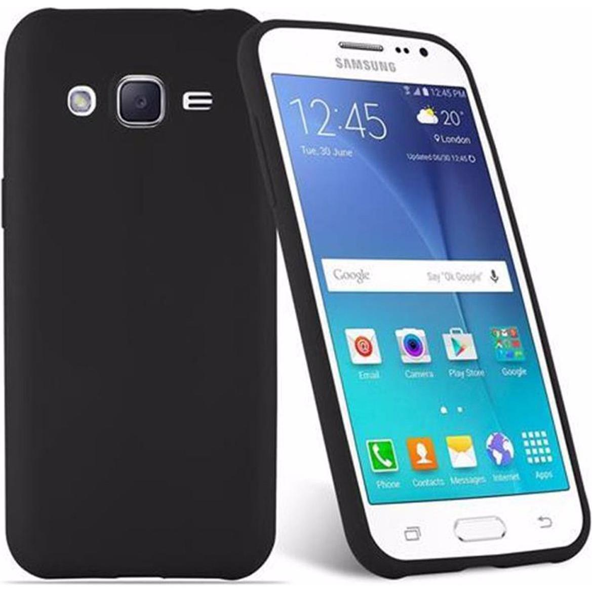 Thumbnail - Cadorabo TPU Candy Cover (Samsung Galaxy J2), Smartphone Hülle, Schwarz