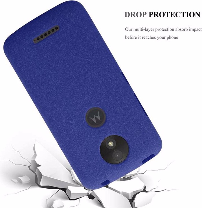 Actual product image Cadorabo TPU Frosted Cover (Motorola Moto C Plus)