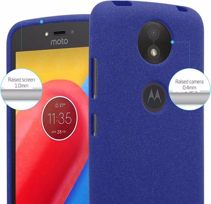 Actual product image Cadorabo TPU Frosted Cover (Motorola Moto C Plus)