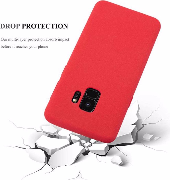 Actual product image Cadorabo TPU Frosted Cover (Samsung Galaxy S9+)