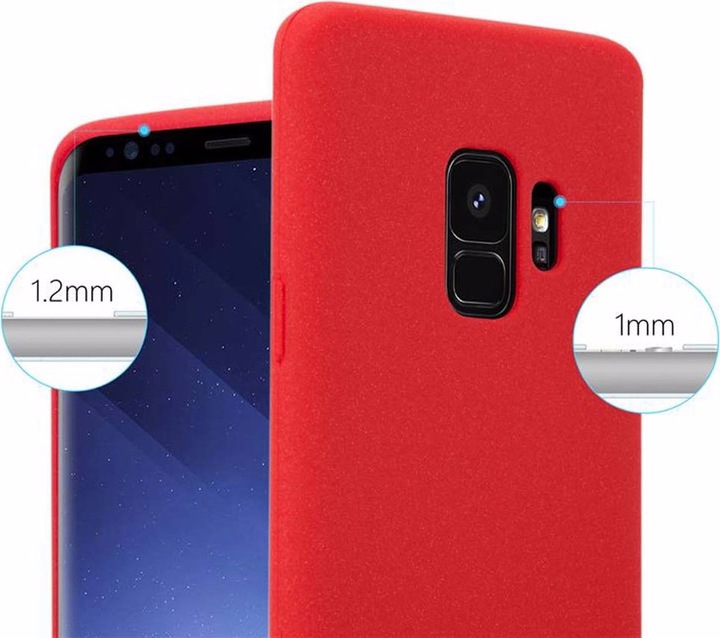 Actual product image Cadorabo TPU Frosted Cover (Samsung Galaxy S9+)