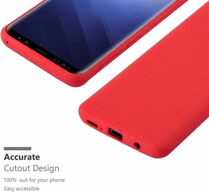 Actual product image Cadorabo TPU Frosted Cover (Samsung Galaxy S9+)