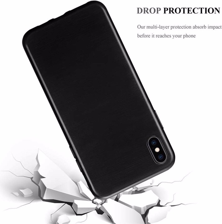 Image du produit Cadorabo Couverture TPU brossé (Apple iPhone XS Max)