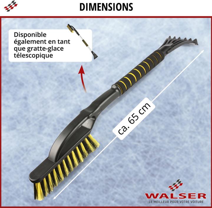 Produktbild Walser Schneebürste mit Eiskratzer, Auto-Eisschaber, Schneebesen, Autoscheiben Kratzer