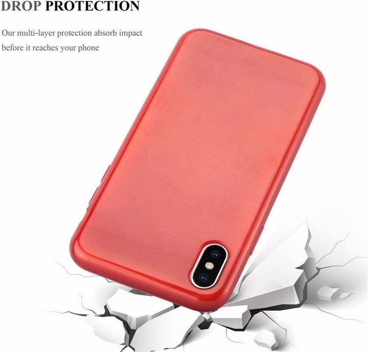 Immagine prodotto Cadorabo Copertura spazzolata in TPU (Apple iPhone X)