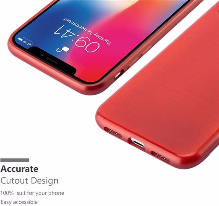 Immagine prodotto Cadorabo Copertura spazzolata in TPU (Apple iPhone X)