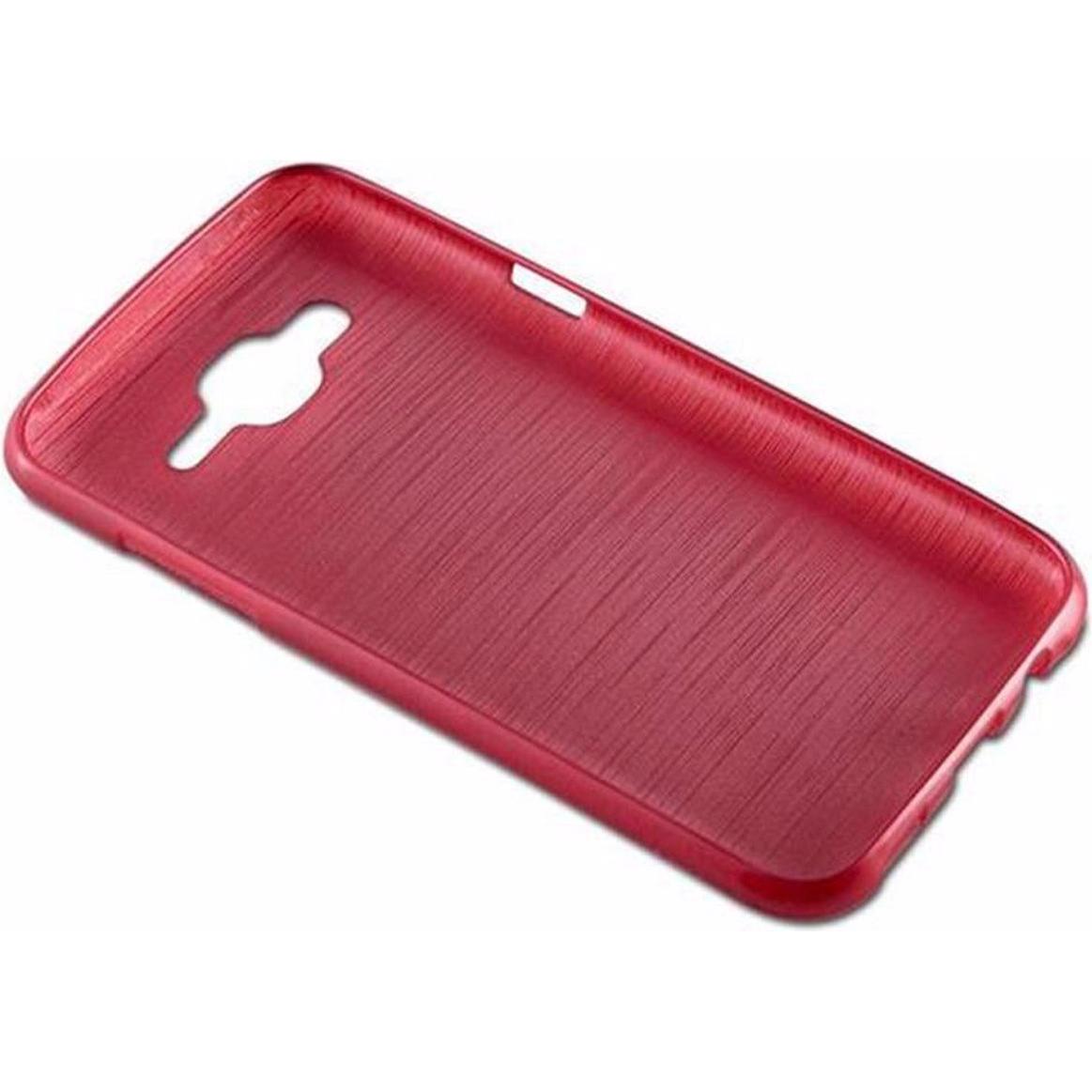 Thumbnail - Cadorabo TPU Brushed Cover (Samsung Galaxy J5 (2015)), Smartphone Hülle, Rot