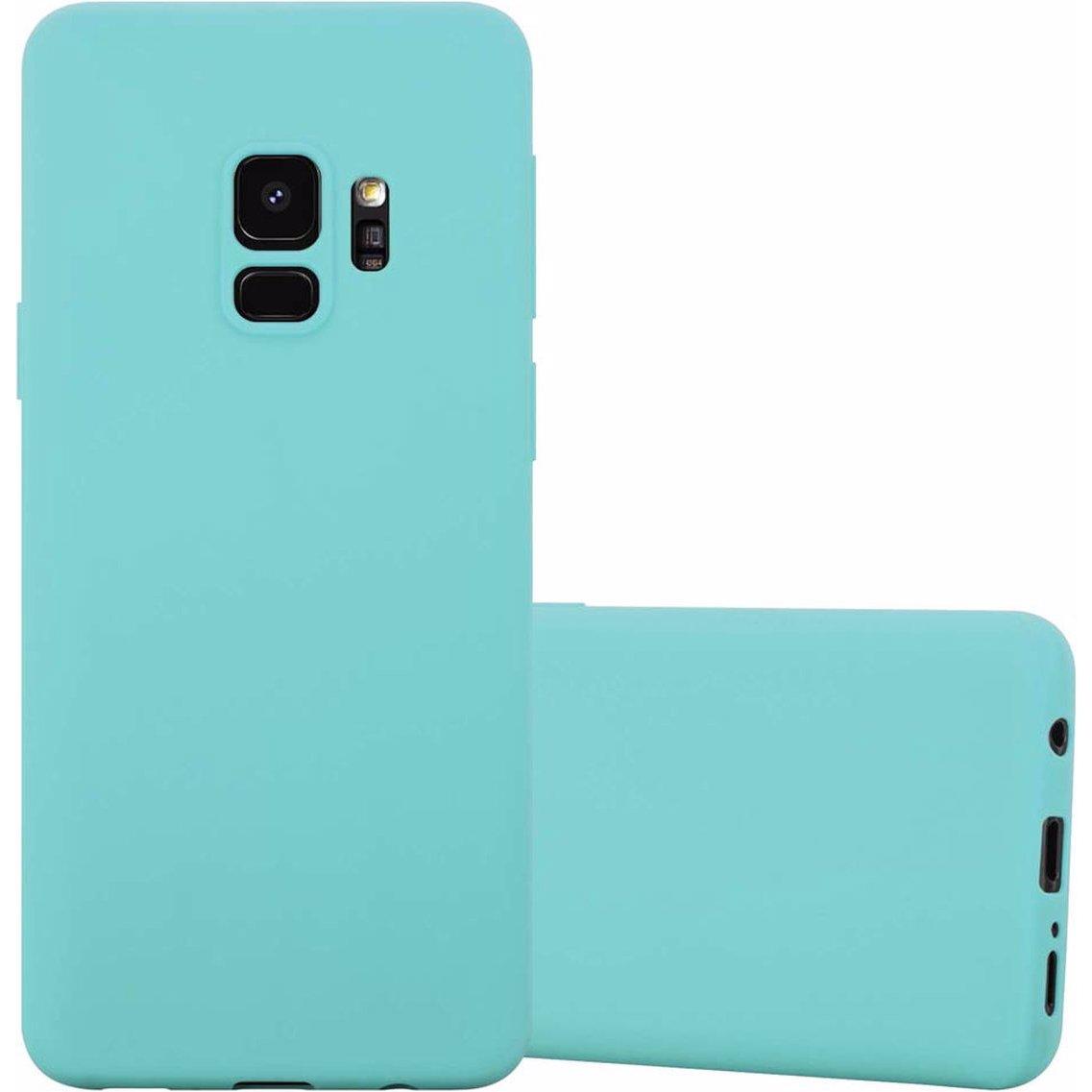 Cadorabo TPU Candy Cover (Samsung Galaxy S9+), Smartphone Hülle, Blau