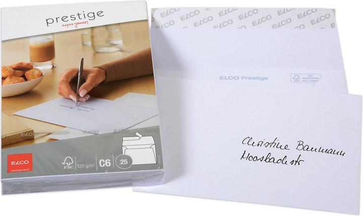 Produktbild Elco Couvert Prestige, ohne Fenster (162 x 114 mm, 25 x)