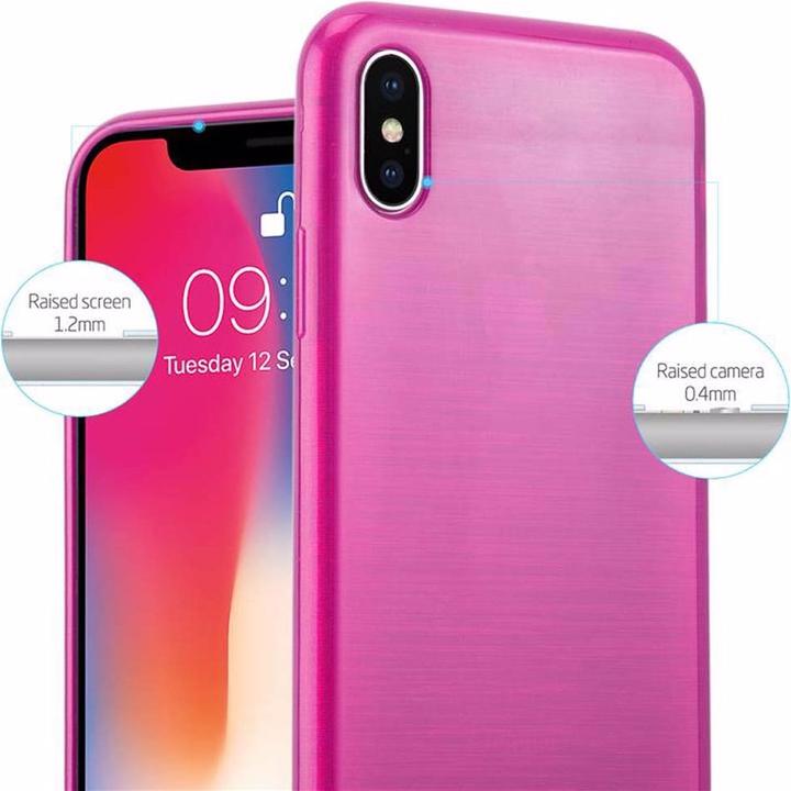 Immagine prodotto Cadorabo Copertura spazzolata in TPU (Apple iPhone X, Apple iPhone XS)