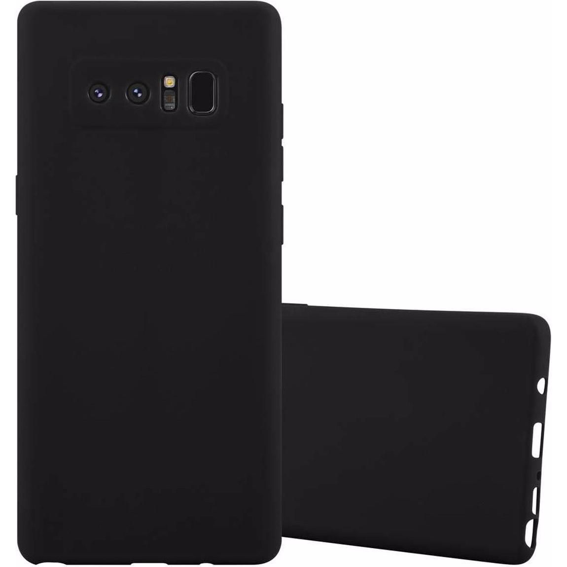 Cadorabo TPU Candy Cover (Samsung Galaxy Note 8), Smartphone Hülle, Schwarz