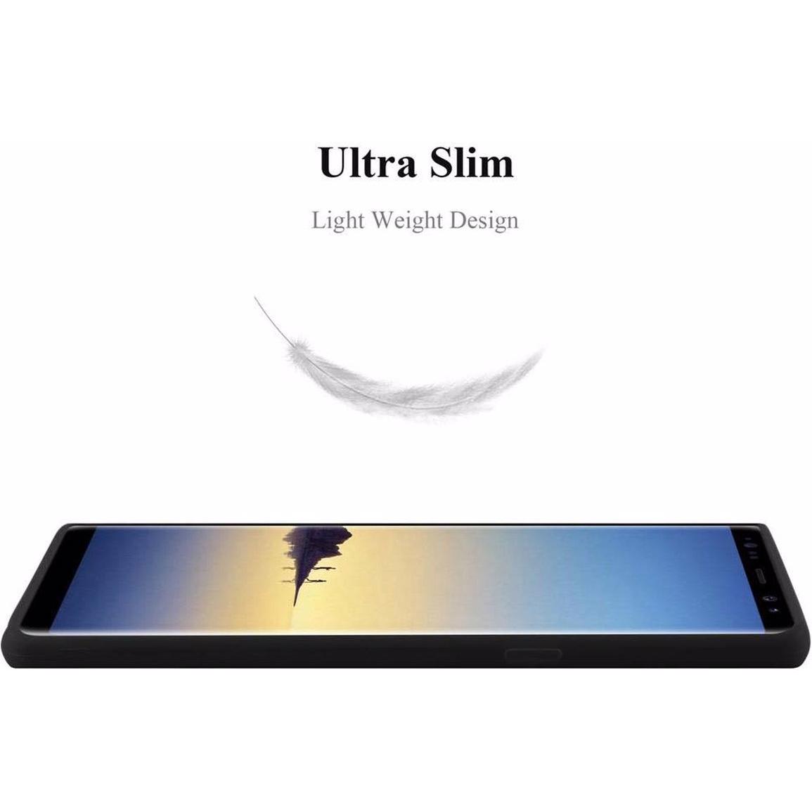 Thumbnail - Cadorabo TPU Candy Cover (Samsung Galaxy Note 8), Smartphone Hülle, Schwarz