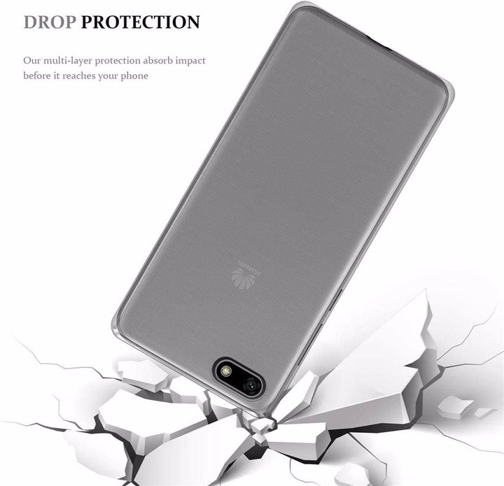 Image du produit Cadorabo TPU Ultra Slim AIR Cover (Huawei Y5 (2018))