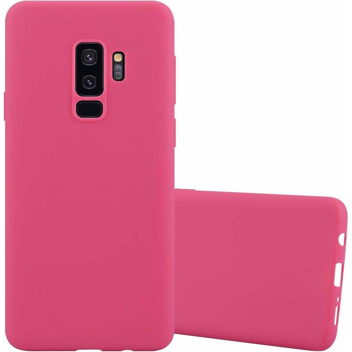 Cadorabo TPU Candy Cover (Samsung Galaxy S9+), Smartphone Hülle, Rot