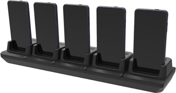 Actual product image KoamTac Desktop charging station 5-fold with spare battery slot
