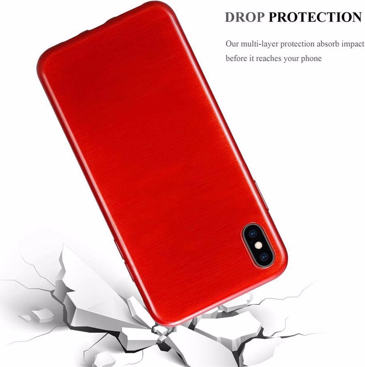 Image du produit Cadorabo Couverture TPU brossé (Apple iPhone XS Max)