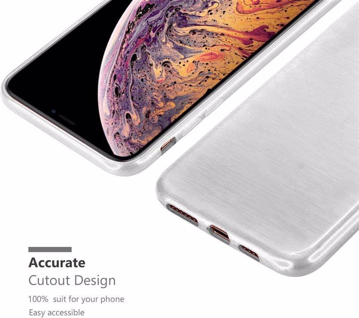 Image du produit Cadorabo Couverture TPU brossé (Apple iPhone XS Max)