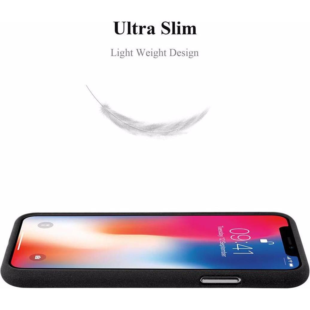 Thumbnail - Cadorabo TPU Frosted Cover (Apple iPhone X), Smartphone Hülle, Schwarz