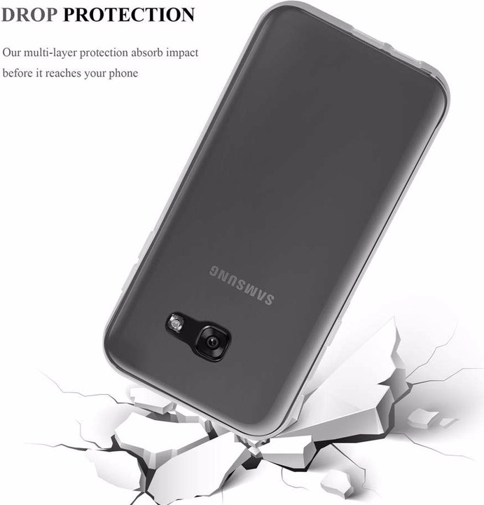 Actual product image Cadorabo TPU Ultra Slim AIR Cover (Samsung Galaxy A7 (2017))