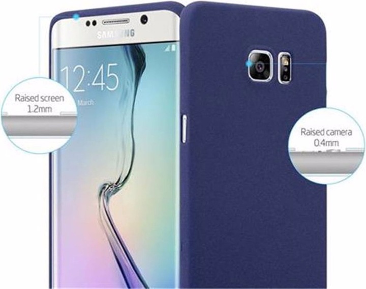 Produktbild Cadorabo TPU Frosted Cover (Samsung Galaxy S6 Edge)