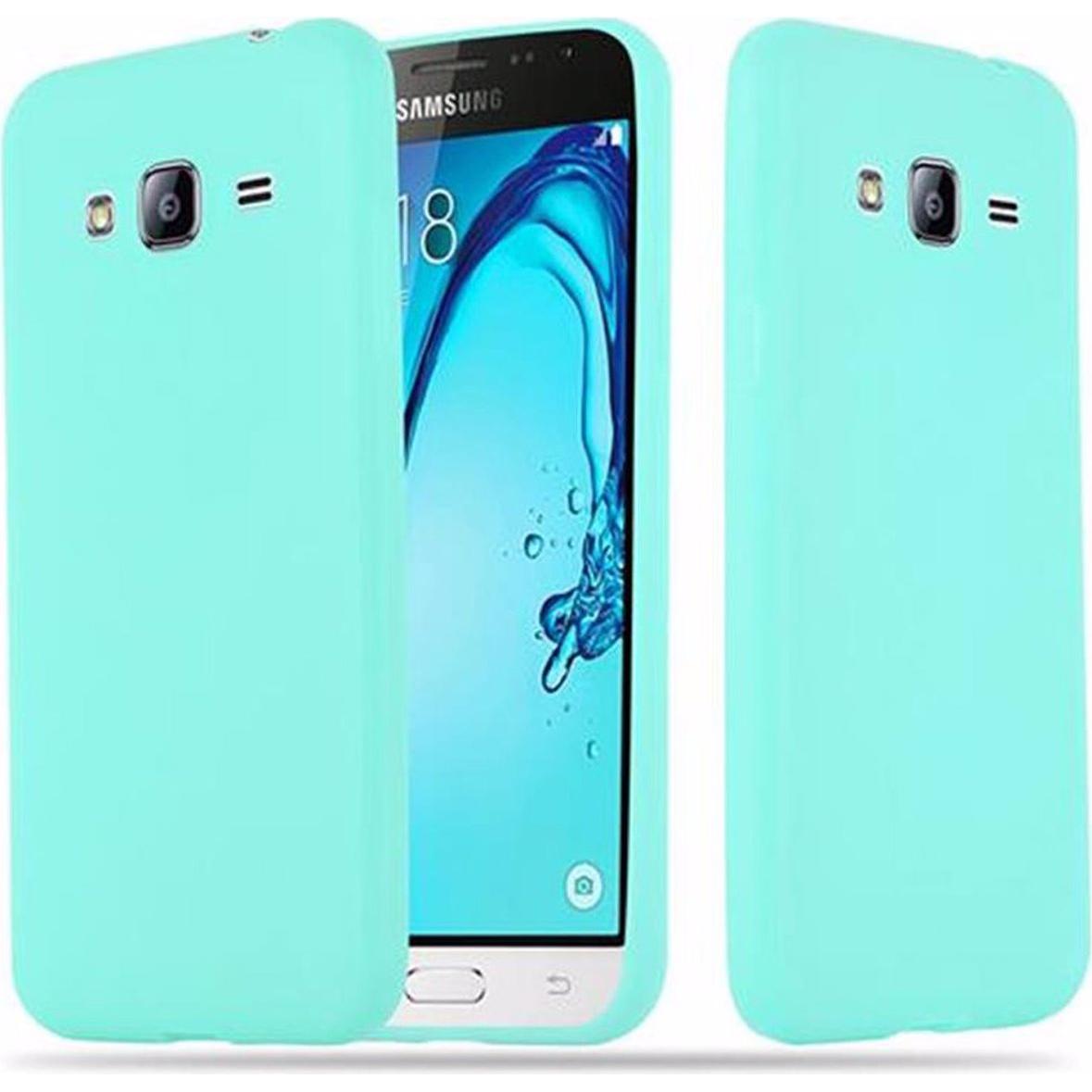 Thumbnail - Cadorabo TPU Candy Cover (Samsung Galaxy J3), Smartphone Hülle, Blau
