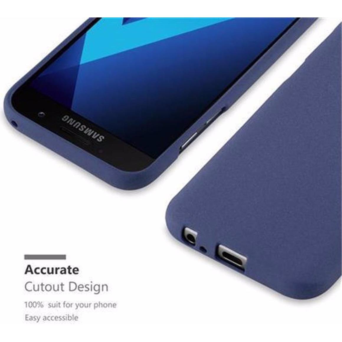 Thumbnail - Cadorabo TPU Frosted Cover (Samsung Galaxy A3 (2017)), Smartphone Hülle, Blau