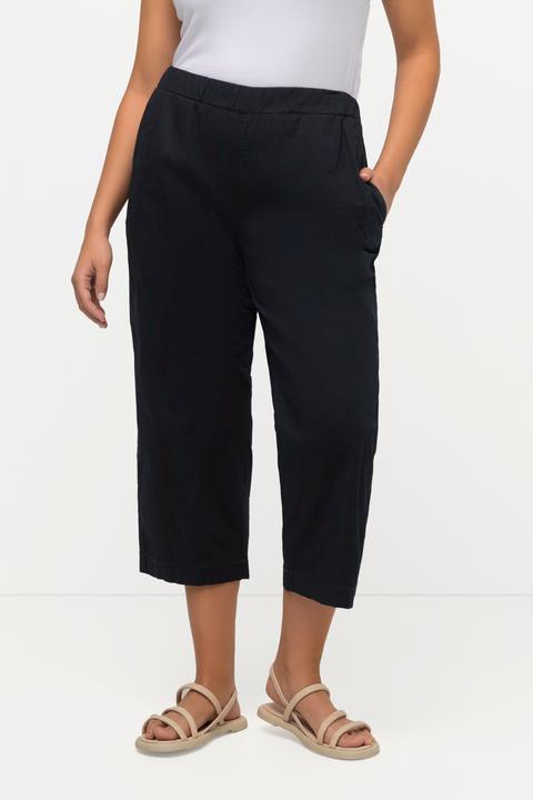 Produktbild Ulla Popken 7/8-Hose Ruby, geformtes Knie, gerades Bein, Elastikbund (42)