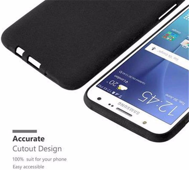 Actual product image Cadorabo TPU Frosted Cover (Samsung Galaxy J7)