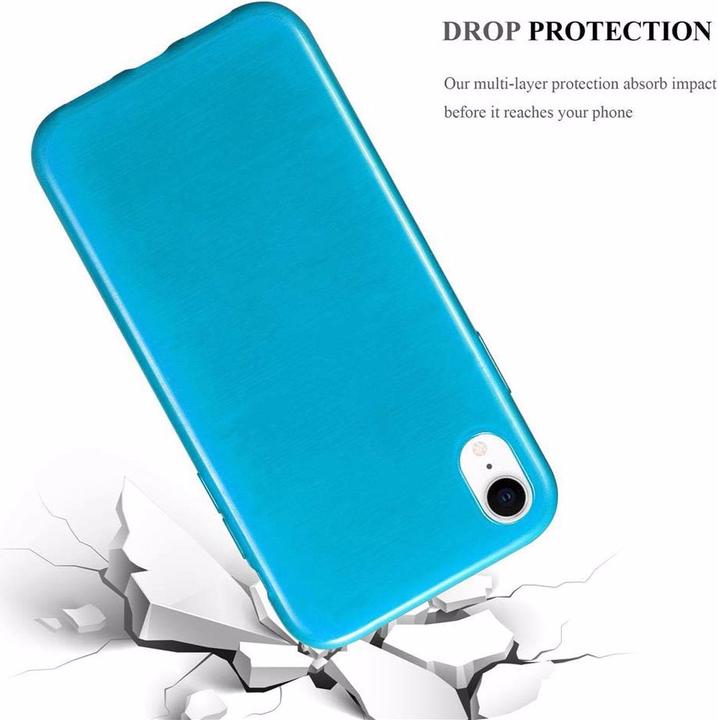 Image du produit Cadorabo Couverture TPU brossé (Apple iPhone XR)