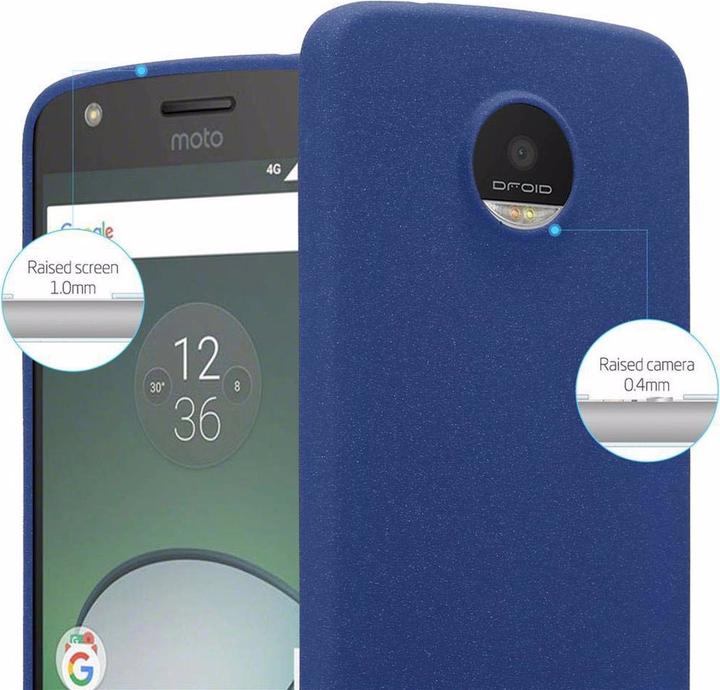 Actual product image Cadorabo TPU Frosted Cover (Motorola Moto Z Play)