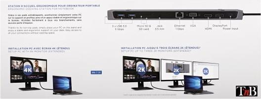 Produktbild T'nB USB dockingstations (USB-C)
