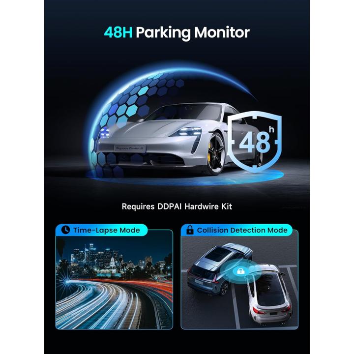 Actual product image DDpai Z50 Pro Dual (Built-in display, GPS receiver, 4K)