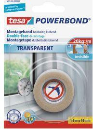 Immagine prodotto tesa Nastro di montaggio Powerbond trasparente (19 mm)