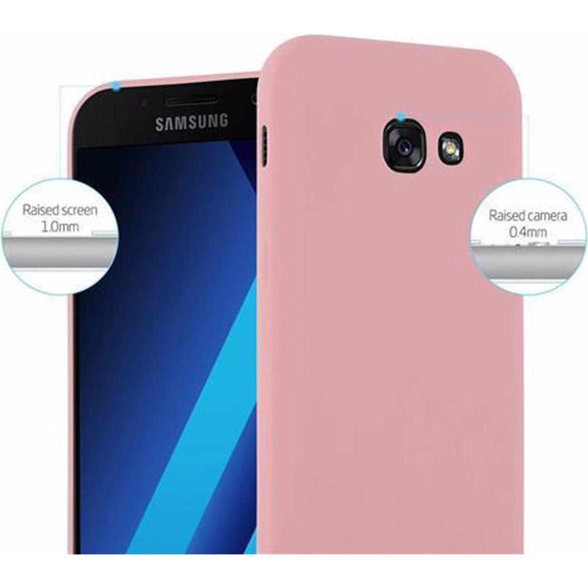 Thumbnail - Cadorabo TPU Candy Cover (Samsung Galaxy A5 (2017)), Smartphone Hülle, Rosa