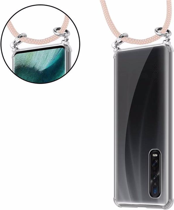 Produktbild Cadorabo TPU Handy Kette SILBER Cover