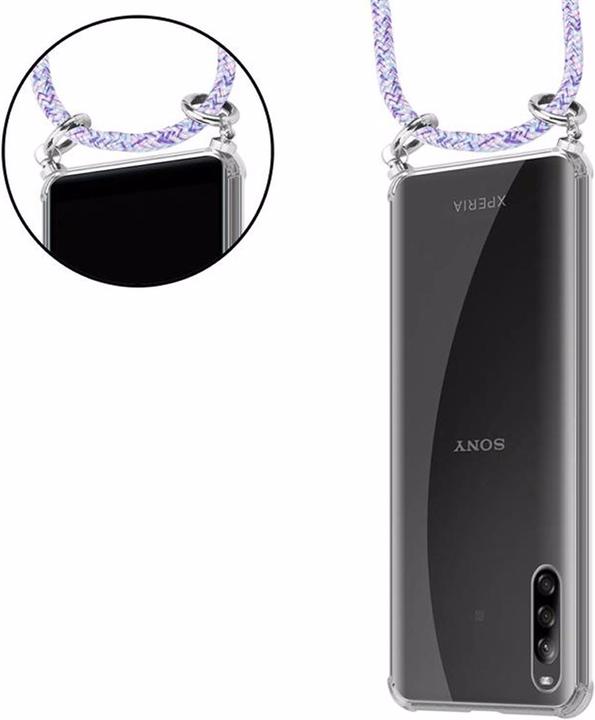 Produktbild Cadorabo TPU Handy Kette SILBER Cover