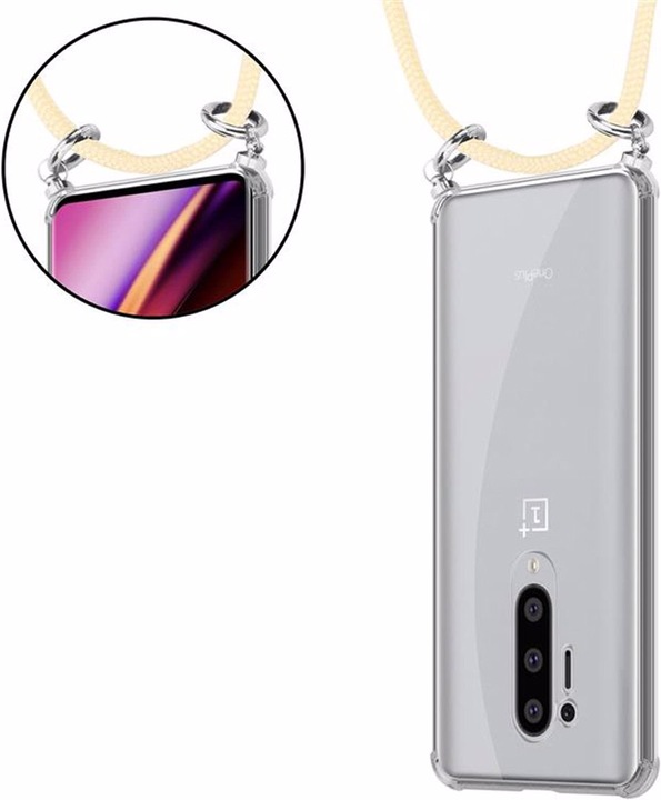 Produktbild Cadorabo TPU Handy Kette SILBER Cover