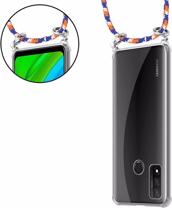 Produktbild Cadorabo TPU Handy Kette SILBER Cover