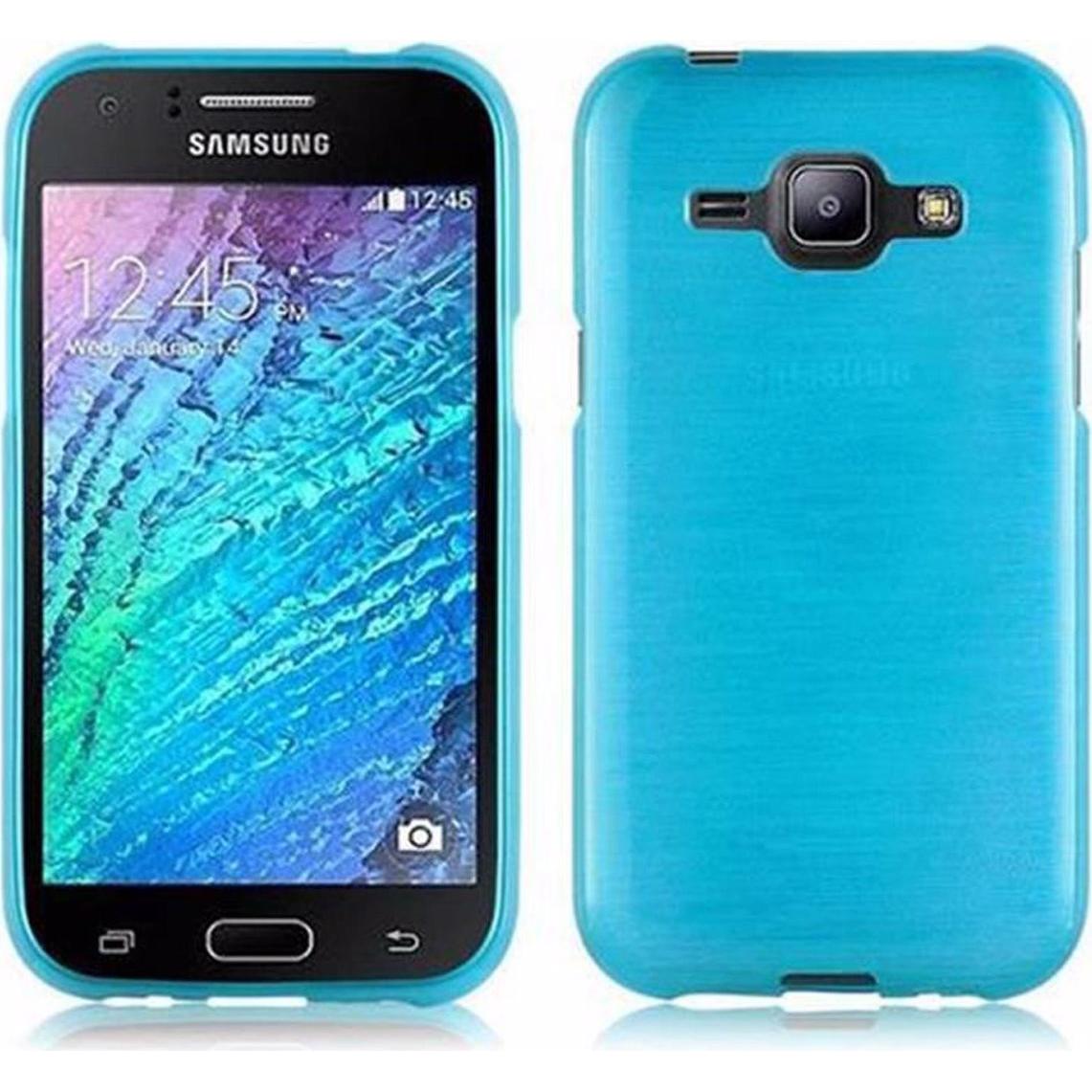 Thumbnail - Cadorabo TPU Brushed Cover (Samsung Galaxy J1), Smartphone Hülle, Türkis