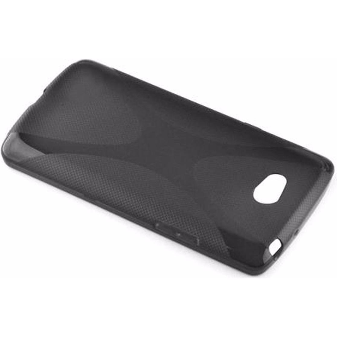 Thumbnail - Cadorabo TPU X-Line Cover (HTC Desire 600), Smartphone Hülle, Schwarz