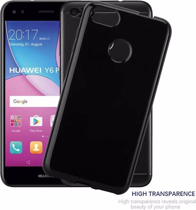 Actual product image Cadorabo TPU Ultra Slim AIR Cover (Huawei Y6 Pro (2017))